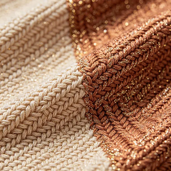 Metallic Lurex Plated Knit